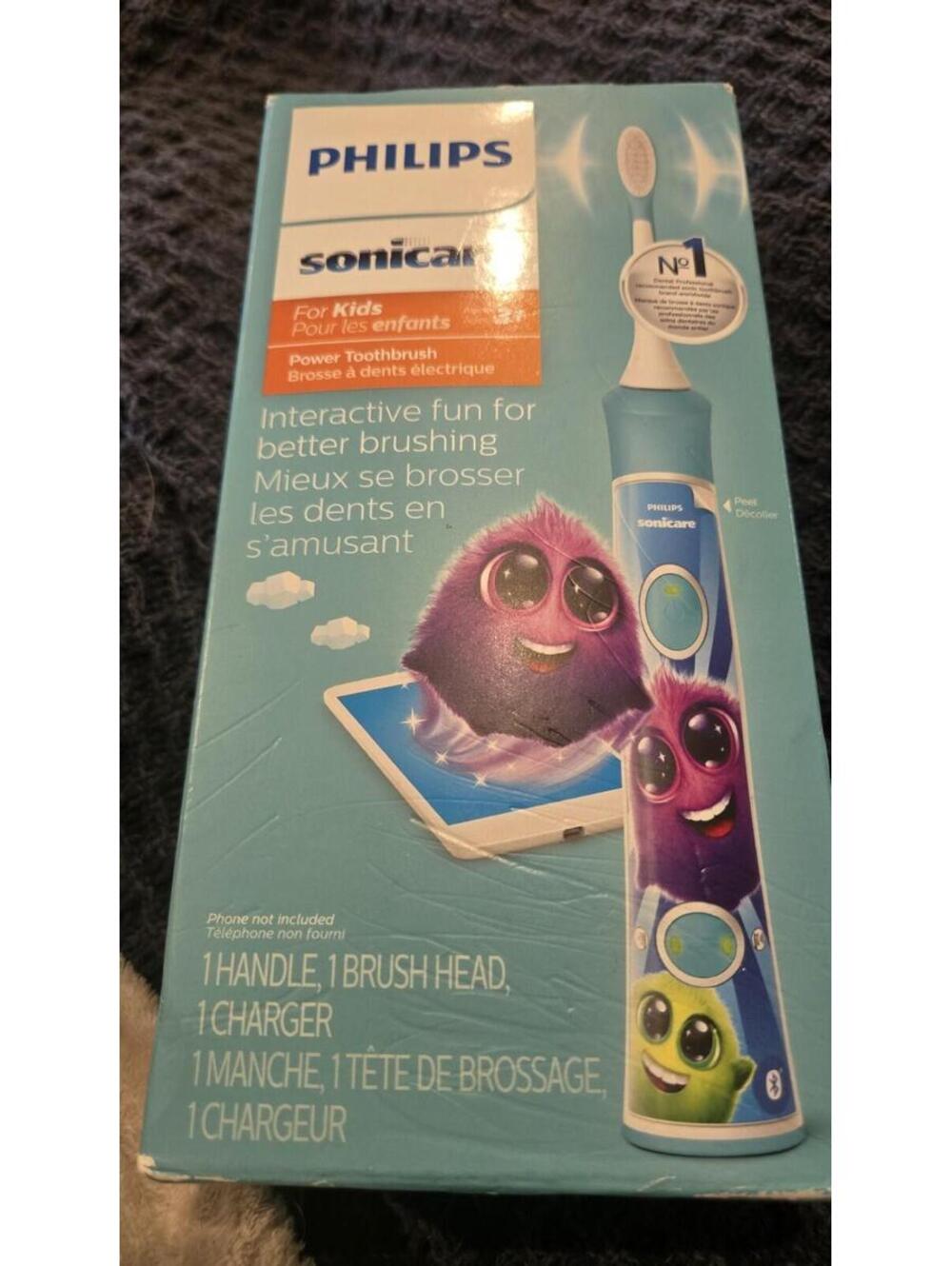 Philips Sonicare for Kids Ages 3+ Power Toothbrush Rechargeable New In Box